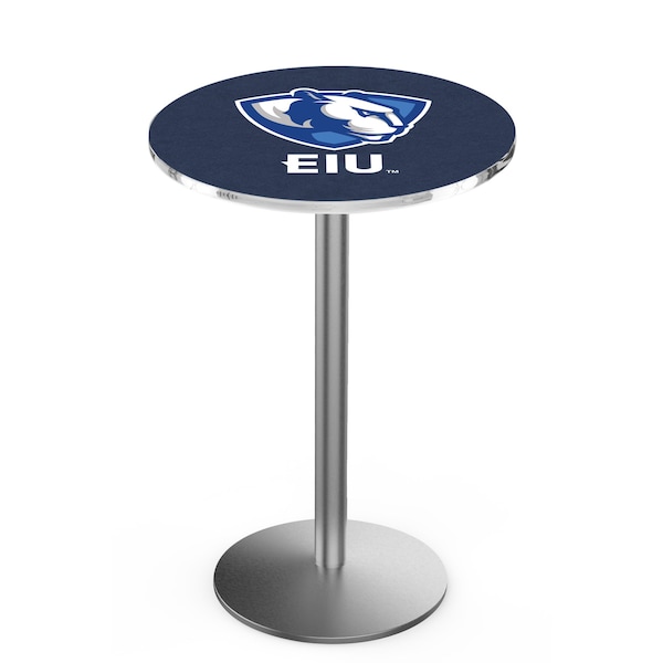 Holland Bar Stool Co 42" Stainless Steel Eastern Illinois Pub Table L214S4228EastIL - main